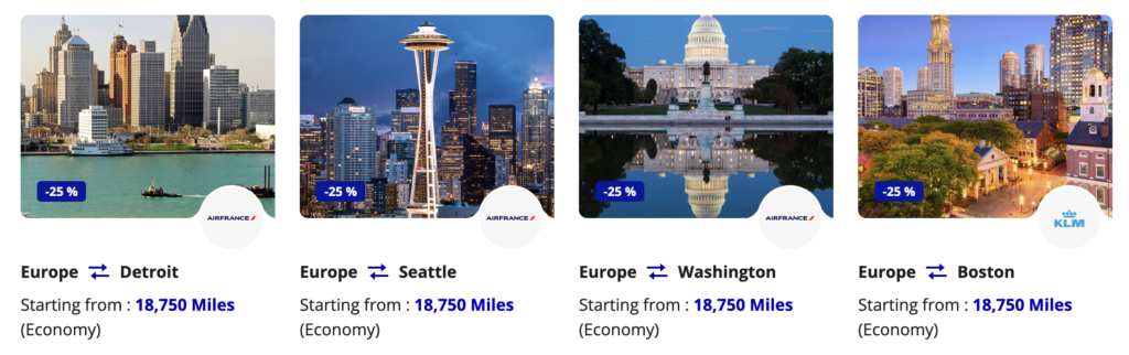 Flying Blue on points can have major benefits.