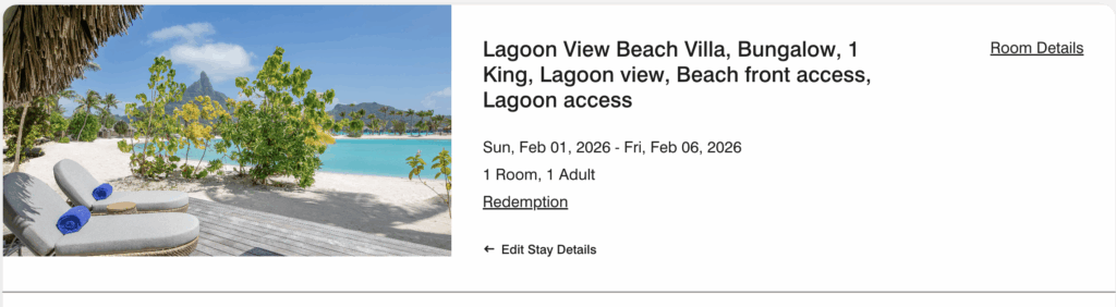 Marriott Bonvoy Hotel Stay on points