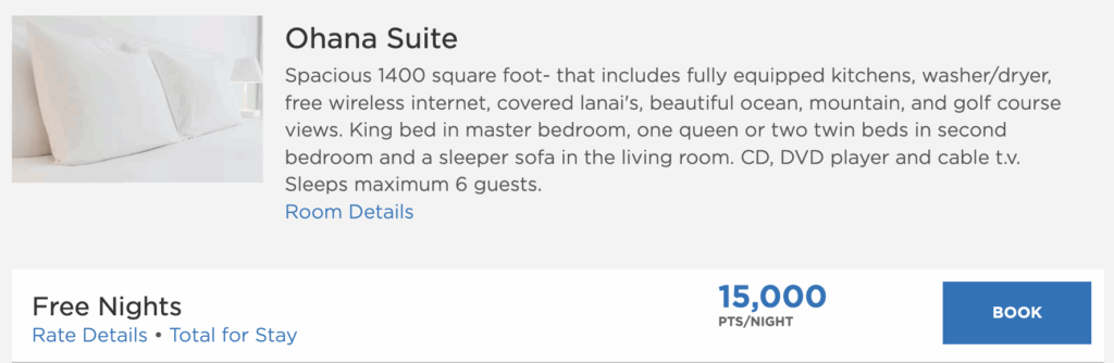 Points needed at Paniolo Greens