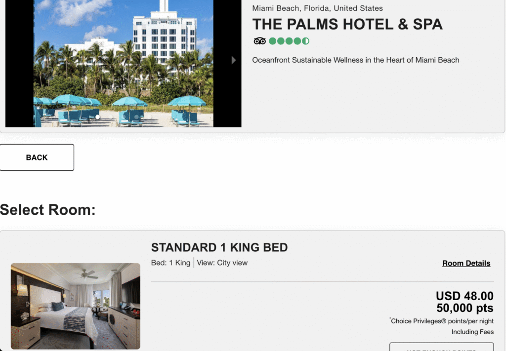 Additional cost for resort fees 