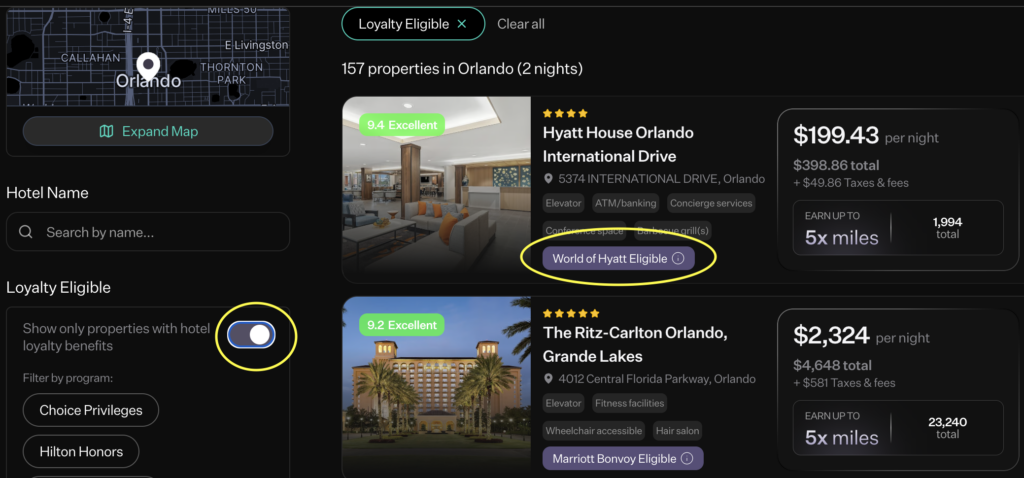 Rove Loyalty Eligible Rate