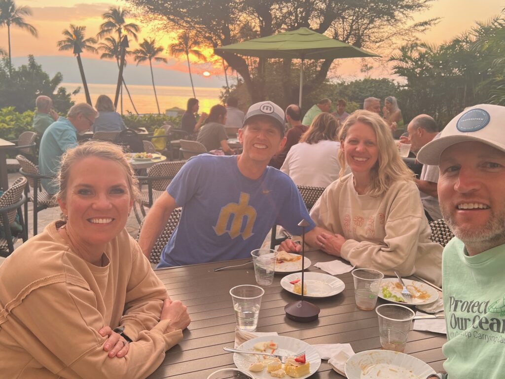 Hyatt Regency Maui dinner