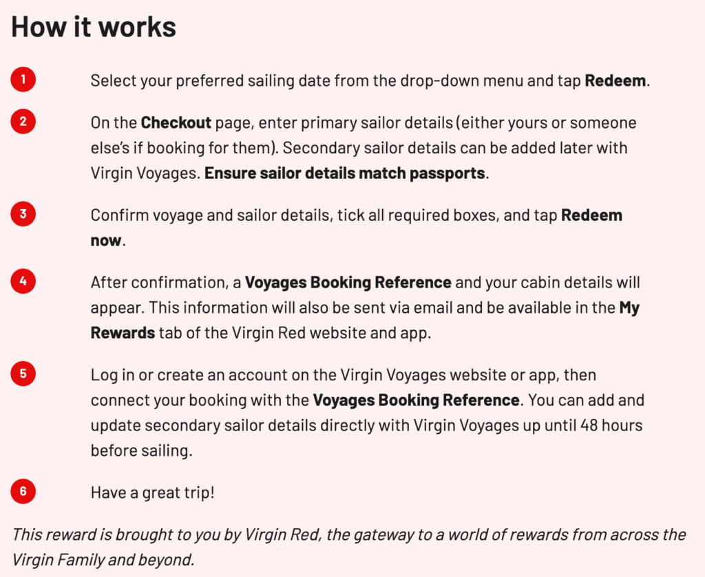 how you can book a cruise on points