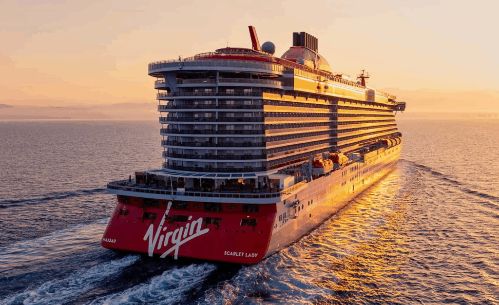 Virgin Cruises; photo credit: Virgin. Booking cruises on points